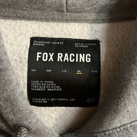 Fox Racing Men’s Sweatshirt NWOT - Picture 2 of 5
